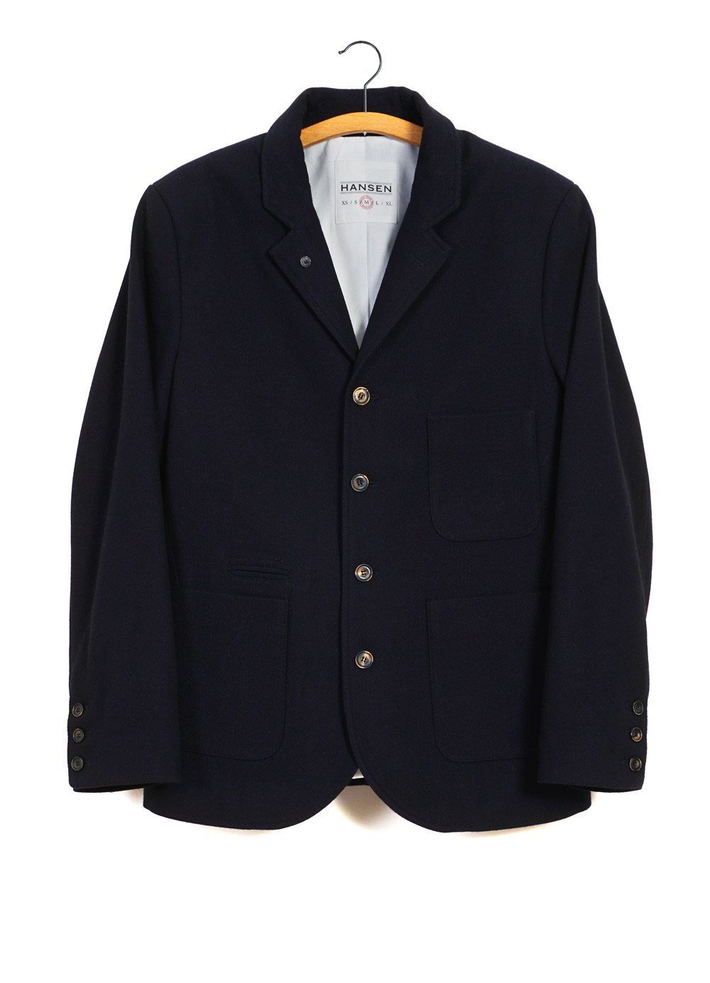 HANSEN Garments - ANKER | Four Button Classic Blazer | Deep Indigo - HANSEN Garments