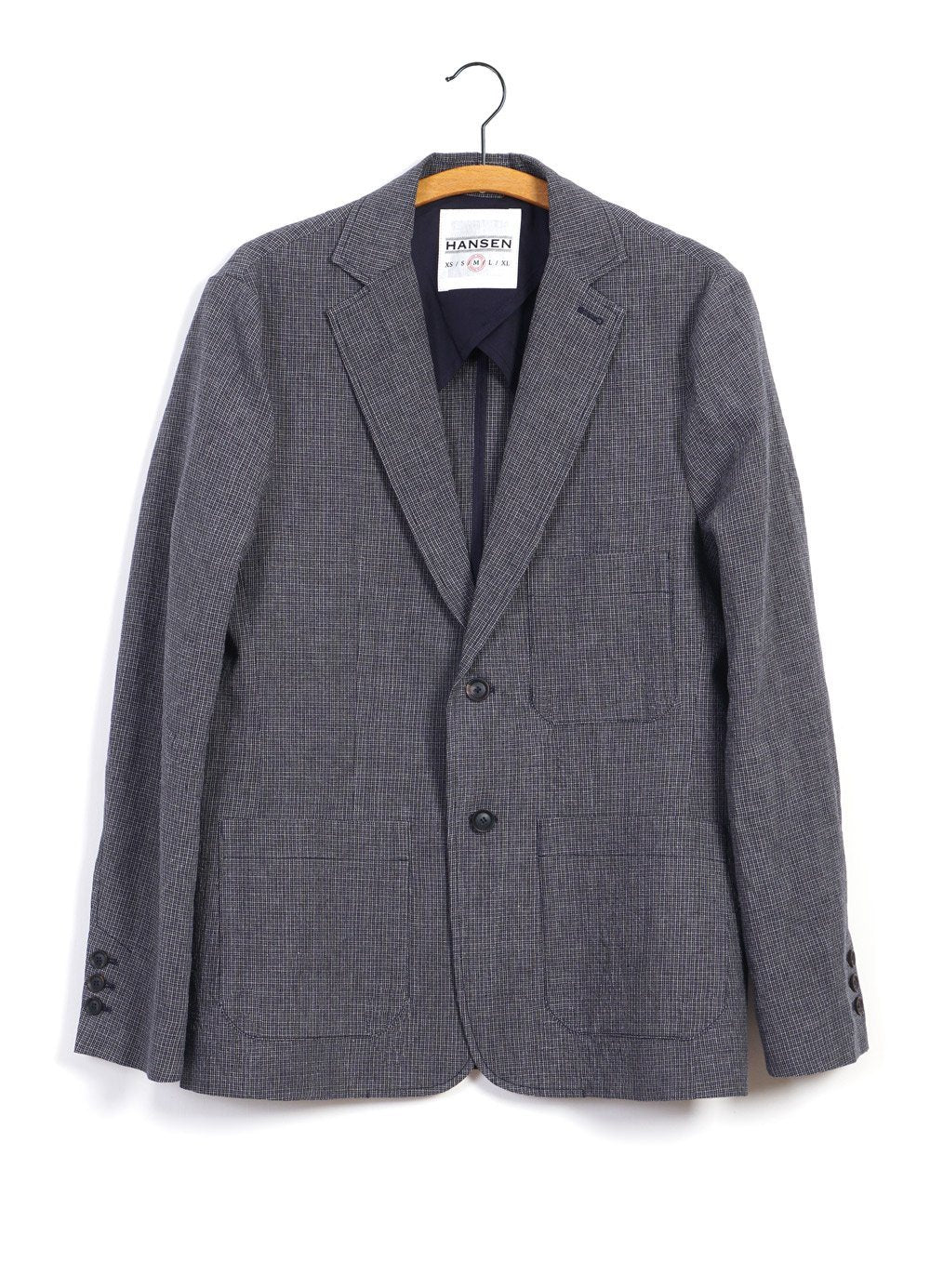 HANSEN GARMENTS - CHRIS | Two Button Classic Blazer | River - HANSEN Garments