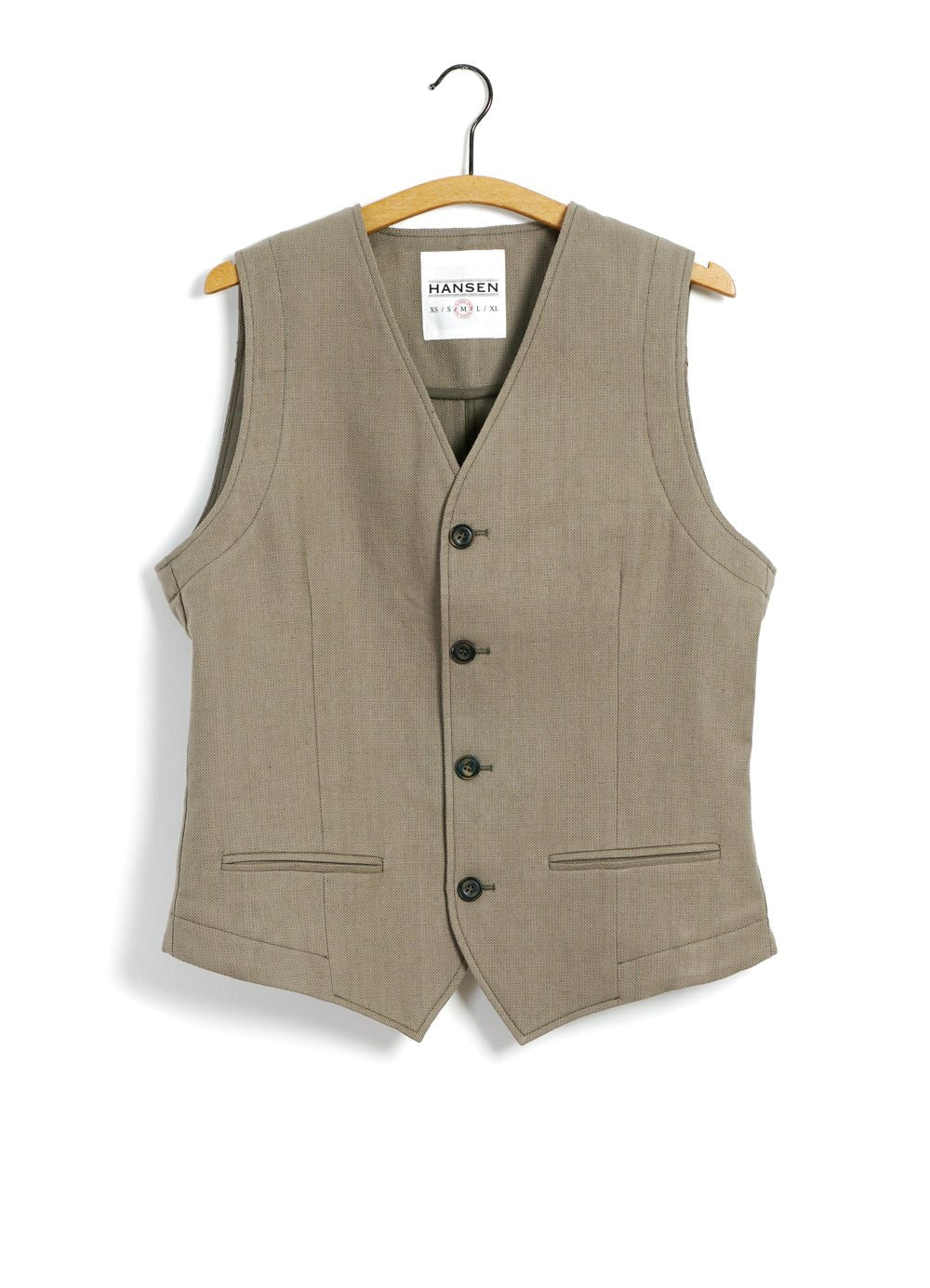 HANSEN GARMENTS - DANIEL | Classic Waistcoat | Bay Leaf - HANSEN Garments