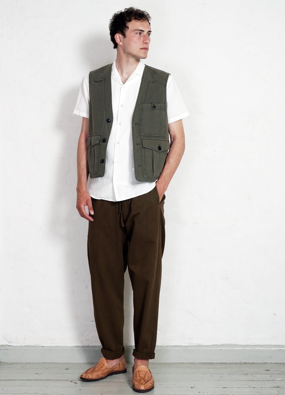 HANSEN GARMENTS - HEKTOR | Utility Vest | Green - HANSEN Garments