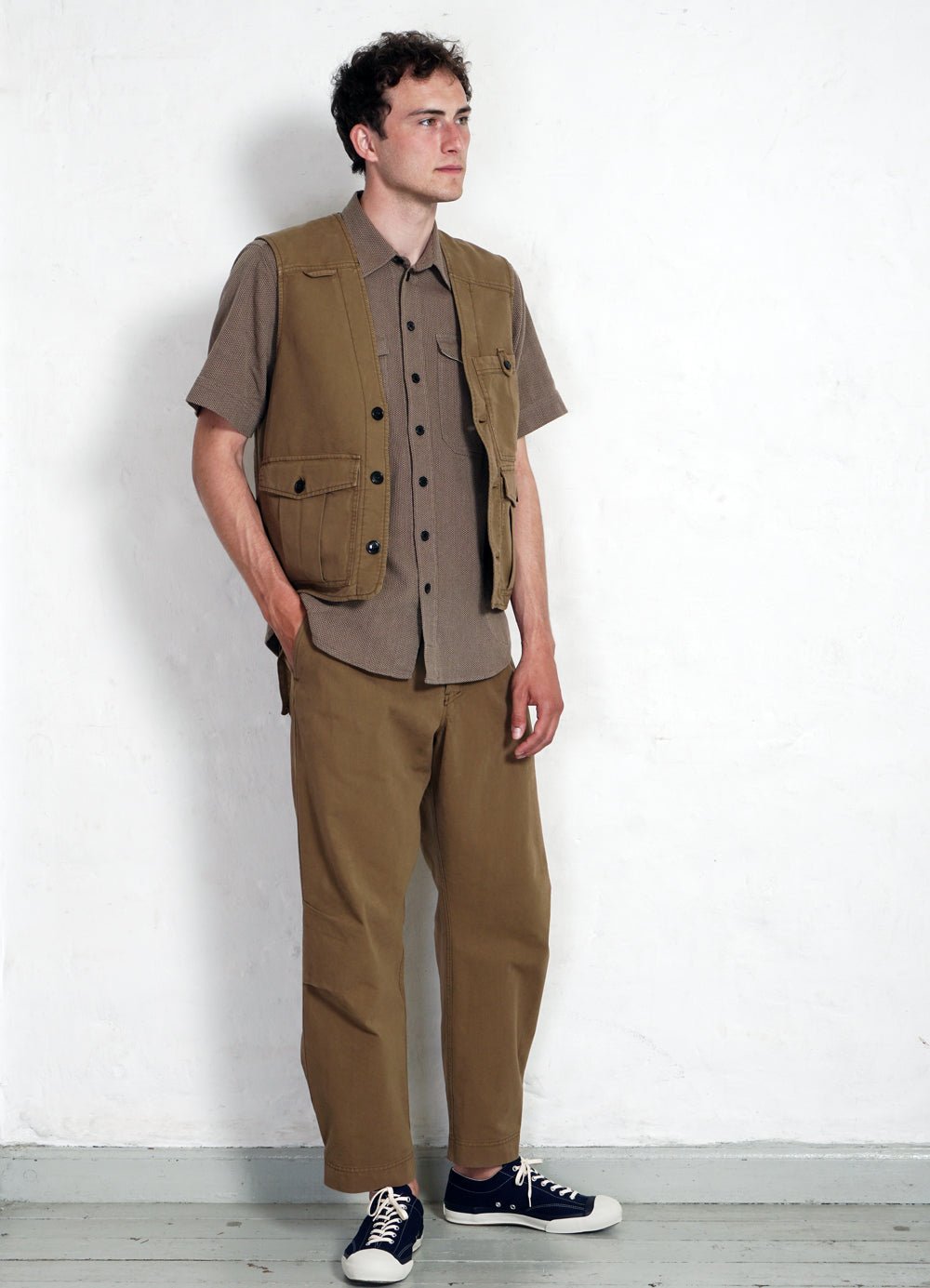 HANSEN GARMENTS - HEKTOR | Utility Vest | Khaki - HANSEN Garments