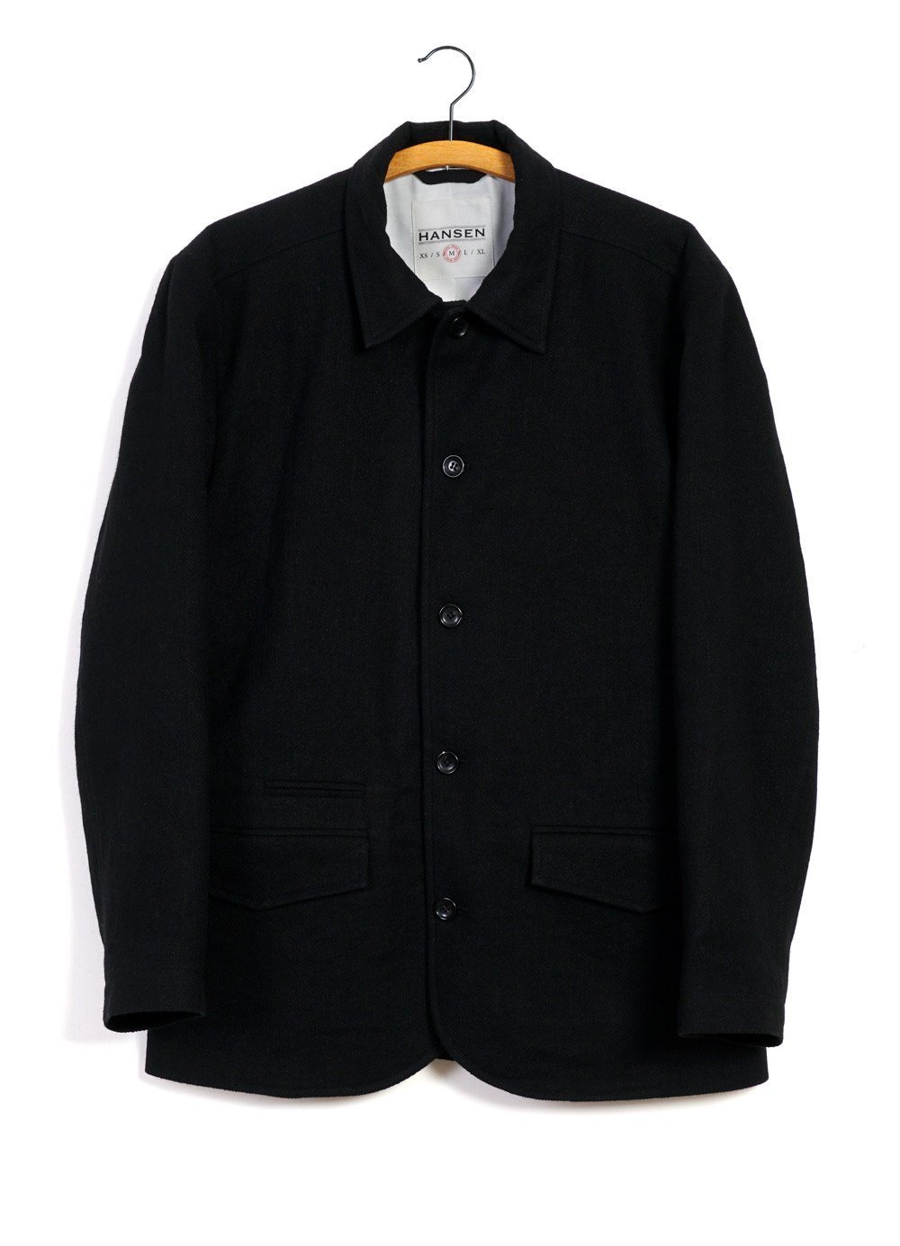 HANSEN Garments - JOHANNES | Relaxed Blazer Jacket | Black - HANSEN Garments
