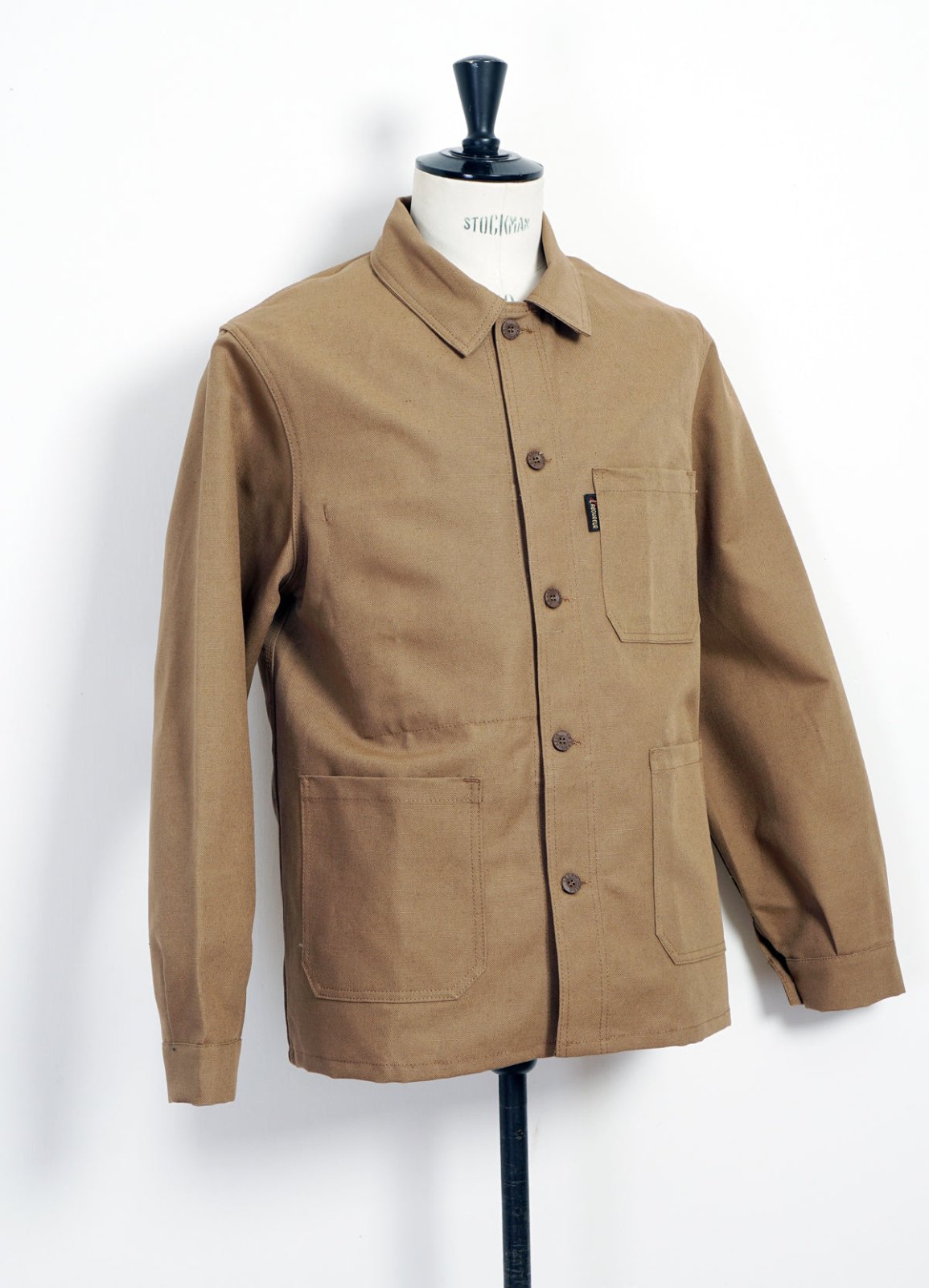 LE LABOUREUR - WORK JACKET | Linen/Cotton Blend | Light Brown - HANSEN Garments